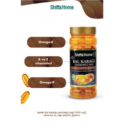 SHF Bal Kabağı Çekirdeği Yağı 100 Softjel