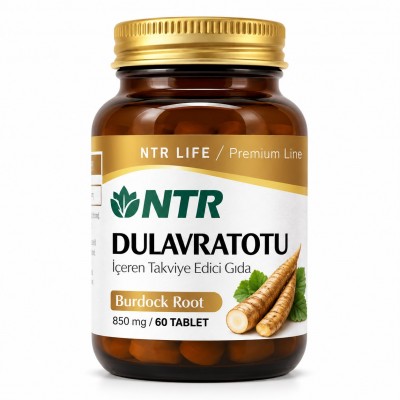 Natural Life Burdock Root - Dulavrat Otu Kökü 860 mg - 60 Tablet